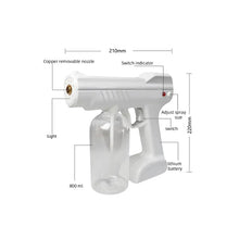 Load image into Gallery viewer, Steam Sprayer,800ML Nano Sprayer Disinfectant Sanitizer Sprayer Large Capacity and Multifunctional Nano Steam Spray Gun for Indoor and Outdoor, Public Places, Office