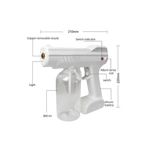 Steam Sprayer,800ML Nano Sprayer Disinfectant Sanitizer Sprayer Large Capacity and Multifunctional Nano Steam Spray Gun for Indoor and Outdoor, Public Places, Office