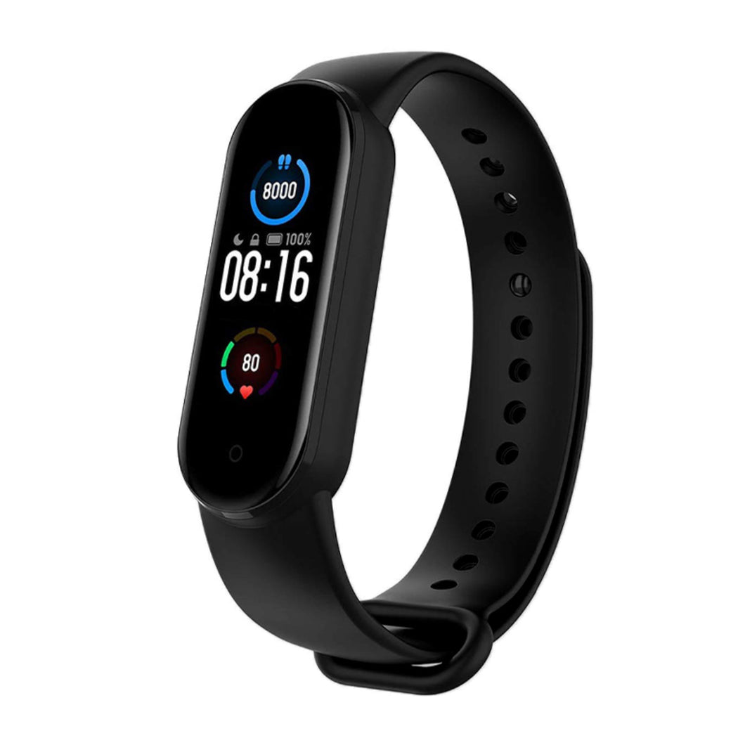 Buy Silicone Wristband For MI Band 6 5 Black Color CellFAther