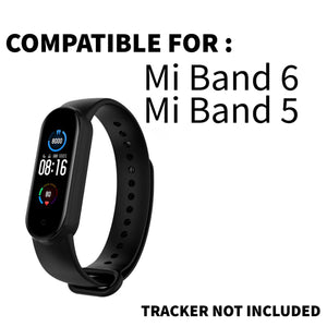 Silicone Wristband For MI Band 6/5-Black
