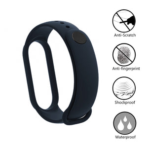 Silicone Wristband For MI Band 6/5-Dark Blue