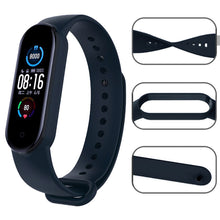 Load image into Gallery viewer, Silicone Wristband For MI Band 6/5-Dark Blue
