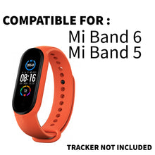 Load image into Gallery viewer, Silicone Wristband For MI Band 6/5-Orange