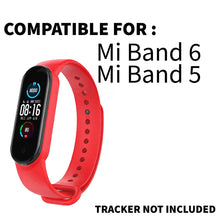 Load image into Gallery viewer, Silicone Wristband For MI Band 6/5-Red