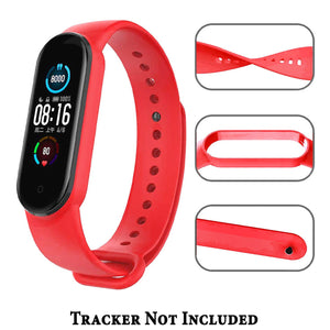 Silicone Wristband For MI Band 6/5-Red