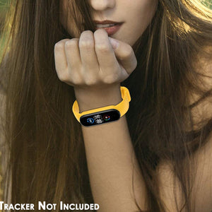 Silicone Wristband For MI Band 6/5-Yellow