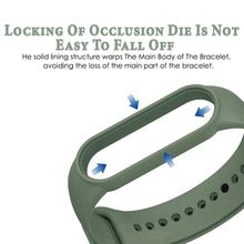 Load image into Gallery viewer, Silicone Wristband For MI Band 6/5-Light Green