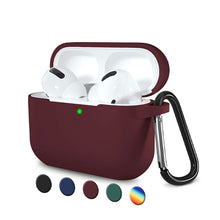 Load image into Gallery viewer, Silicone Case Cover for Airpods Pro (Wine)
