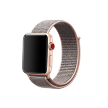 Load image into Gallery viewer, Woven Nylon Strap For Apple Watch-Red (42/44mm) - CellFAther
