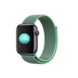 Woven Nylon Strap For Apple Watch-Reflective Black (42/44mm) - CellFAther