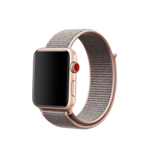 Load image into Gallery viewer, Woven Nylon Strap For Apple Watch-Pink Sand (42/44mm) - CellFAther