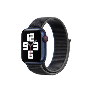 Woven Nylon Straps For Apple Watch-42/44/45/49mm New 2020 Edition (Charcoal)