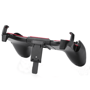 5 in 1 Mobile Gamepad Controller Joystick L1 R1 Fire Trigger for 4.5-6.5inch Mobile Phone Android/iOS for PUBG/Fortnite/Rules of Survival (Black/Red) - CellFAther