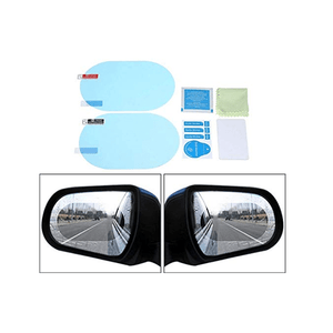 Rainproof Rear-view Mirror Protective Film with HD Nano Coating (Anti-Fog) for  Side Mirrors (Circle- 95mm x 95mm) - CellFAther