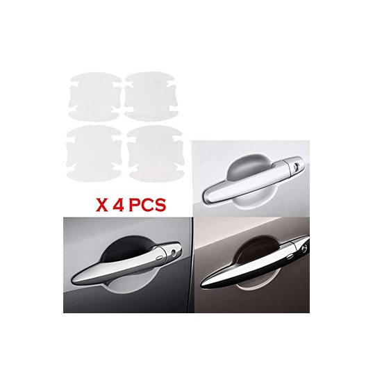 Transparent Scratch Resistant Car Door Handle Paint Protective Film (Pack  of 4)