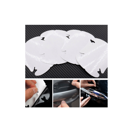 Car door handle scratch on sale protector film transparent