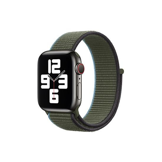 CellFAther Straps Inverness Green New 2020 Edition Nylon Straps For Apple Watch-42/44mm (Inverness Green)