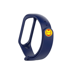 Silicone Wristband for Mi Band 4/ Mi Band 3 (Midnight Blue-CellFAther