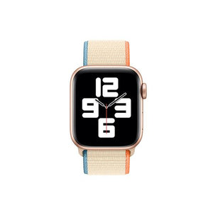 CellFAther Straps New 2020 Edition Nylon Straps For Apple Watch-42/44mm (Cream)