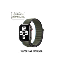 Load image into Gallery viewer, CellFAther Straps New 2020 Edition Nylon Straps For Apple Watch-42/44mm (Inverness Green)