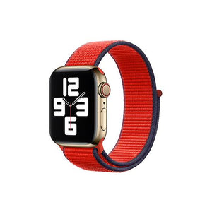 CellFAther Straps (PRODUCT)RED New 2020 Edition Nylon Straps For Apple Watch-42/44mm (Cream)
