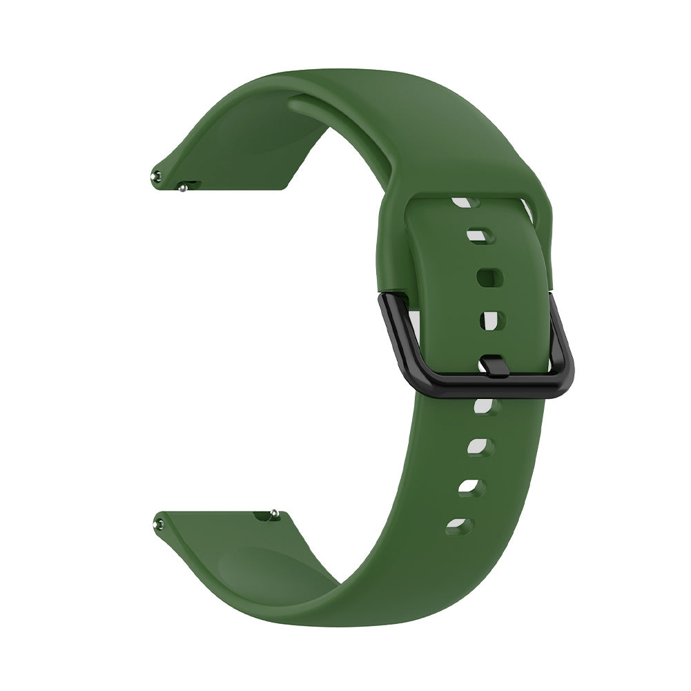 20mm universal Smartwatch Silicone Strap Dark Green