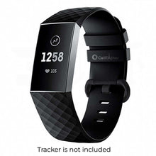 Load image into Gallery viewer, Black color Silicone strap band