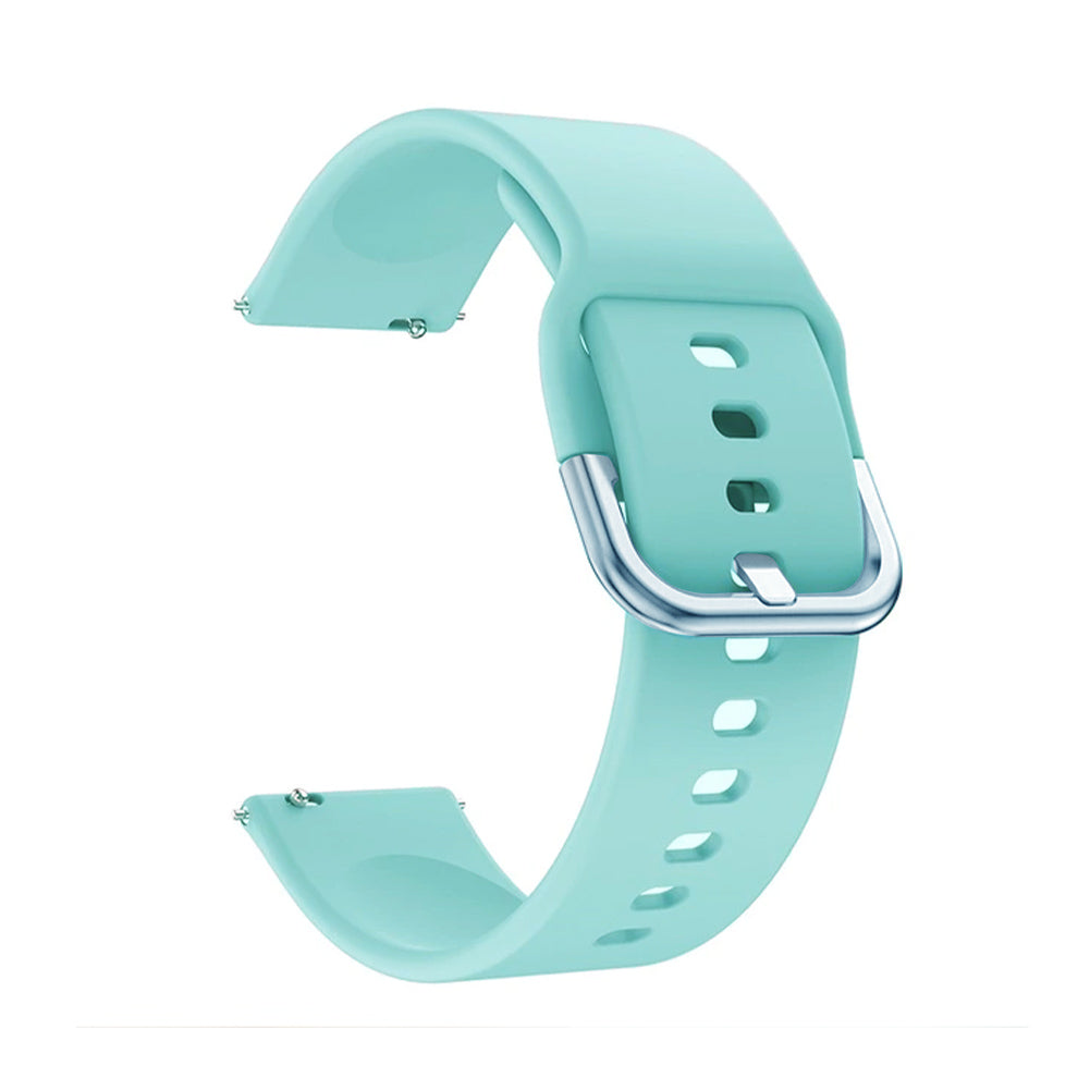 20mm universal Smartwatch Silicone Strap Light Blue