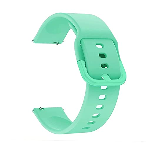 20mm universal Smartwatch Silicone Strap Mint Green