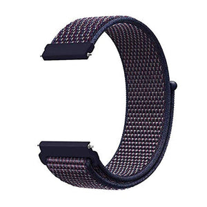 20mm SmartWatch Sport Loop Nylon Bands Colorfull